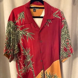 Tommy Bahama Hawaiian Shirt Large Size